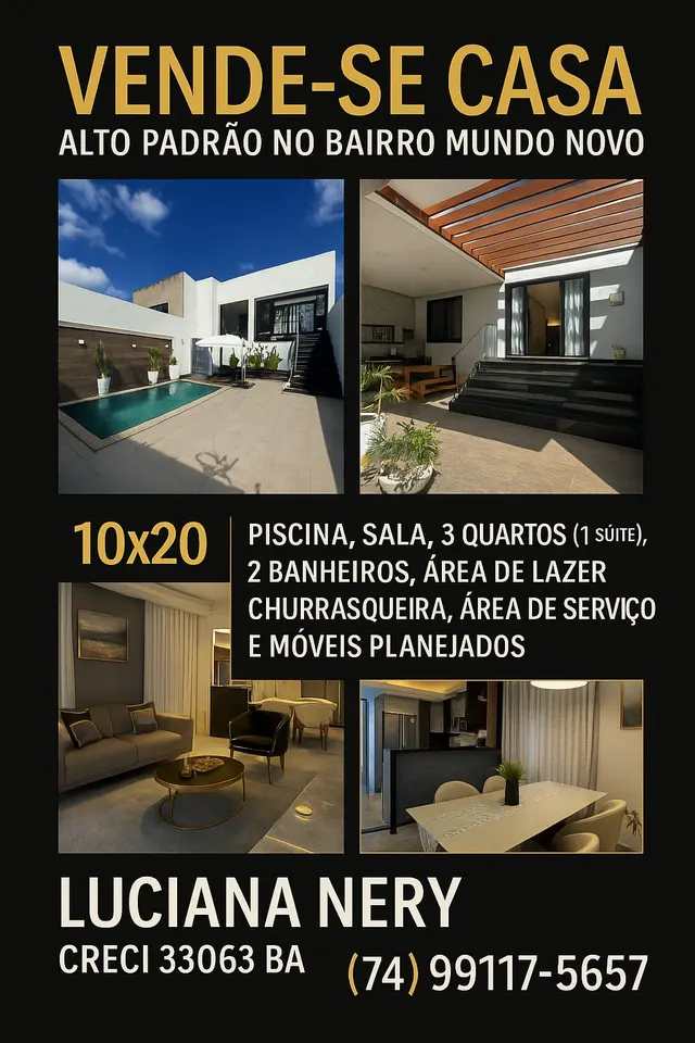 Casa de alto padrão no Mundo Novo — foto 1