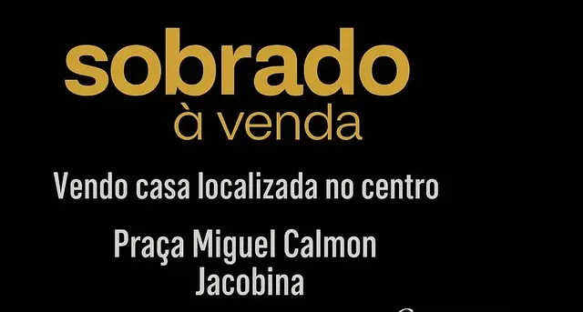 Sobrado na Praça Miguel Calmon — foto 1