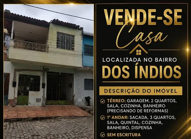 Casa no Bairro dos Índios — térreo e 1º andar — foto 1